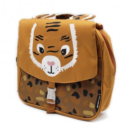 Cartable maternelle Les Déglingos 32cm "Spéculos le tigre" | Sac scolaire garçon original pas cher