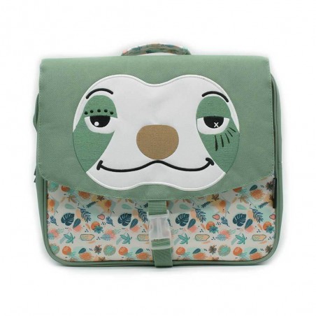 Cartable maternelle Les Déglingos 32cm "Chillos le paresseux" | Sac scolaire petit format fille garçon original Cartable maternelle Les Déglingos 32cm "Chillos le paresseux" | Sac scolaire petit format fille garçon original