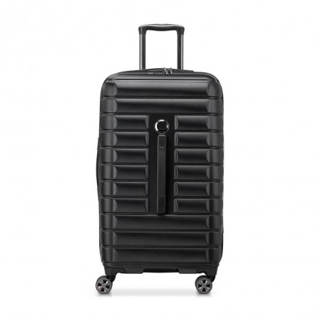 DELSEY valise trunk L 74cm "Shadow 5.0" noir | Bagage qualité forme malle qualité haut de gamme