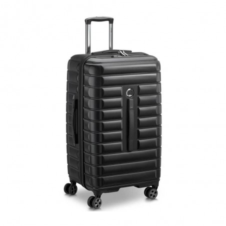 DELSEY valise trunk L 74cm "Shadow 5.0" noir | Bagage qualité forme malle qualité haut de gamme