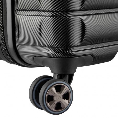 DELSEY valise trunk L 74cm "Shadow 5.0" noir | Bagage qualité forme malle qualité haut de gamme