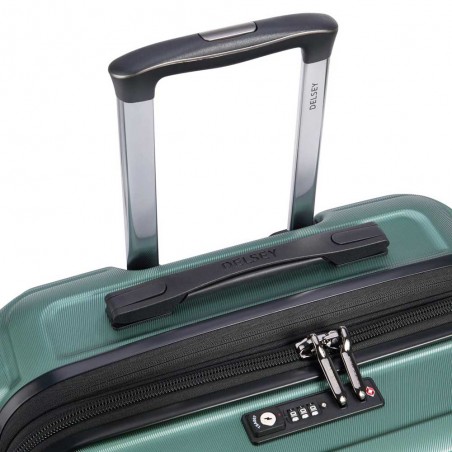 DELSEY valise soute 66cm "Shadow 5.0" vert | Bagage taille moyenne extensible qualité haut de gamme