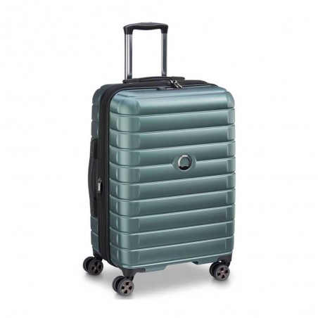 DELSEY valise soute 66cm "Shadow 5.0" vert | Bagage taille moyenne extensible qualité haut de gamme