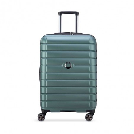 DELSEY valise soute 66cm "Shadow 5.0" vert | Bagage taille moyenne extensible qualité haut de gamme