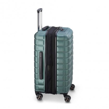 DELSEY valise soute 66cm "Shadow 5.0" vert | Bagage taille moyenne extensible qualité haut de gamme