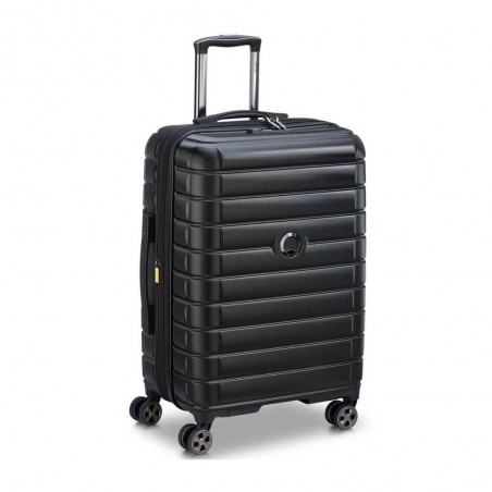 DELSEY valise soute 66cm "Shadow 5.0" noir | Bagage taille moyenne extensible qualité haut de gamme