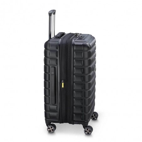 DELSEY valise soute 66cm "Shadow 5.0" noir | Bagage taille moyenne extensible qualité haut de gamme