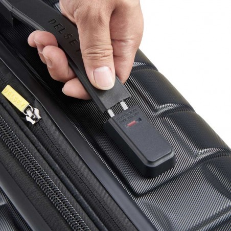 DELSEY valise soute 75cm "Shadow 5.0" noir | Bagage grande taille extensible haut de gamme