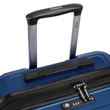 DELSEY valise soute 75cm "Shadow 5.0" bleu | Bagage grande taille extensible haut de gamme