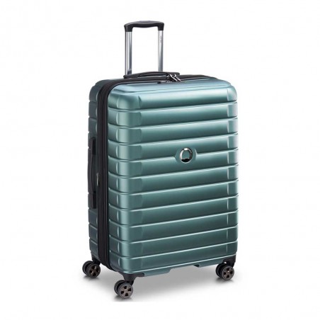 DELSEY valise soute 75cm "Shadow 5.0" vert | Bagage grande taille extensible haut de gamme