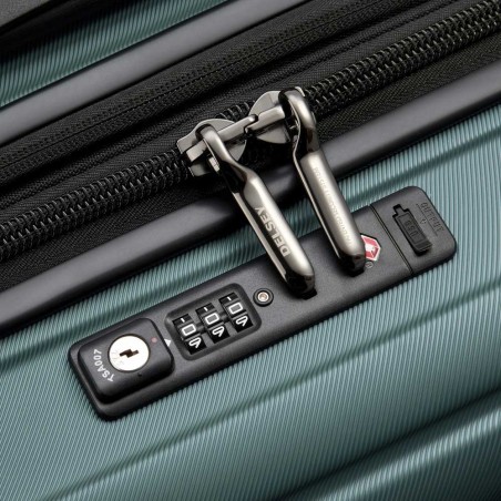 DELSEY valise soute 75cm "Shadow 5.0" vert | Bagage grande taille extensible haut de gamme