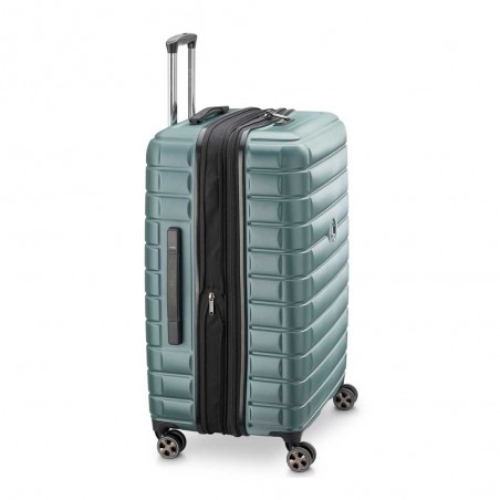 DELSEY valise soute 75cm "Shadow 5.0" vert | Bagage grande taille extensible haut de gamme