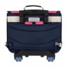 Cartable Tann's trolley 38 cm "Enora" rose patchs brodés pirate | Sac scolaire à roulettes fille classe CP CE1 CE2 pas cher Cartable Tann's trolley 38 cm "Enora" rose patchs brodés pirate | Sac scolaire à roulettes fille classe CP CE1 CE2 pas cher