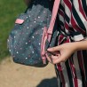 Sac à dos Tann's M "Enora" corail | Sac scolaire fille primaire original broderie pirate rose pas cher Sac à dos Tann's M "Enora" corail | Sac scolaire fille primaire original broderie pirate rose pas cher