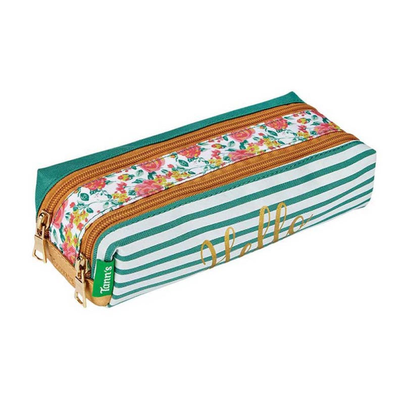 Trousse double Lucie vert