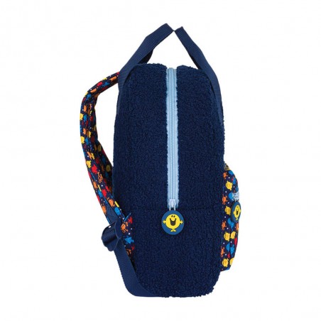 Sac à dos maternelle "Monsieur Heureux" OBERTHUR | Mini sac à dos garçon école crèche loisirs original Monsieur Madame