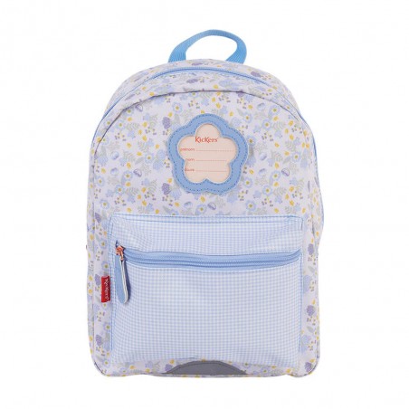 Sac à dos maternelle KICKERS "Premium Girl" ciel | Petit sac fille original imprimé fleuri tendance Sac à dos maternelle KICKERS "Premium Girl" ciel | Petit sac fille original imprimé fleuri tendance
