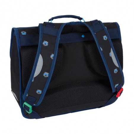 Cartable garçon KICKERS 38cm "Print Boy" noir/bleu | Sac scolaire CP CE1 CE2 imprimé tigre tendance Cartable garçon KICKERS 38cm "Print Boy" noir/bleu | Sac scolaire CP CE1 CE2 imprimé tigre tendance