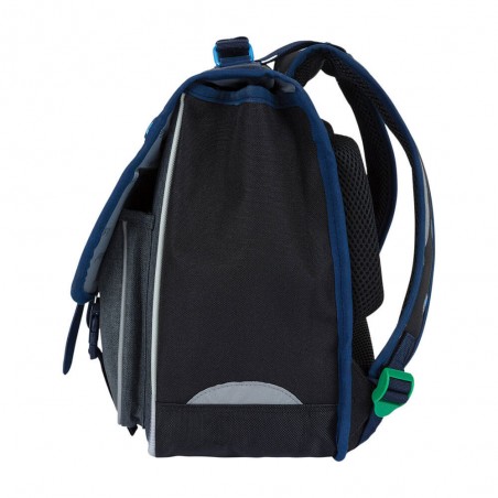 Cartable garçon KICKERS 38cm "Print Boy" noir/bleu | Sac scolaire CP CE1 CE2 imprimé tigre tendance Cartable garçon KICKERS 38cm "Print Boy" noir/bleu | Sac scolaire CP CE1 CE2 imprimé tigre tendance