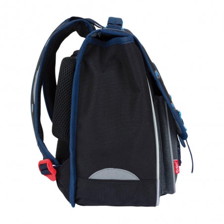 Cartable garçon KICKERS 38cm "Print Boy" noir/bleu | Sac scolaire CP CE1 CE2 imprimé tigre tendance Cartable garçon KICKERS 38cm "Print Boy" noir/bleu | Sac scolaire CP CE1 CE2 imprimé tigre tendance