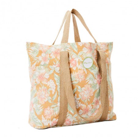 Sac de plage RIP CURL "Beach tote" gold | Grand panier femme style original surf Sac de plage RIP CURL "Beach tote" gold | Grand panier femme style original surf