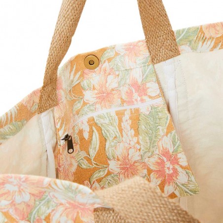 Sac de plage RIP CURL "Beach tote" gold | Grand panier femme style original surf Sac de plage RIP CURL "Beach tote" gold | Grand panier femme style original surf