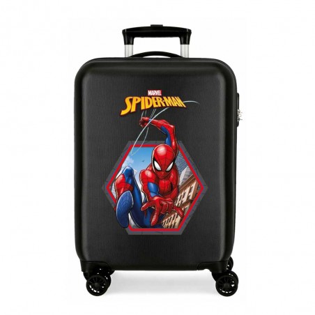 Valise Spiderman Marvel "Geo" noir | Bagage cabine enfant original qualité