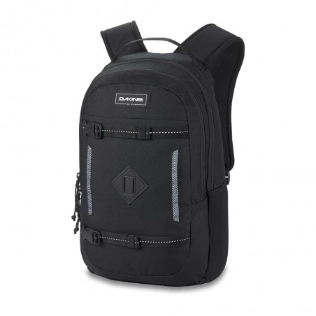 Sac à dos DAKINE "Kids Mission" 18L noir | Sac enfant sport loisirs skate robuste