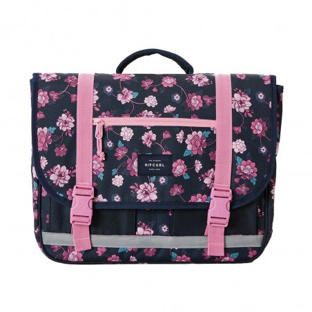 Cartable fille RIP CURL 38cm "Surf Gypsy" | Sac scolaire CP CE1 CE2 pas cher motif fleuri original