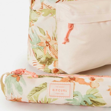 Sac à dos + trousse RIP CURL "Dome" Sunset wave | Sac à dos scolaire fille pas cher