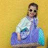 Sac week-end enfant LES DÉGLINGOS "Kiprokos le zèbre" | Bagage original fille mauve sac à langer Sac week-end enfant LES DÉGLINGOS "Kiprokos le zèbre" | Bagage original fille mauve sac à langer