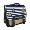 Cartable fille 38cm LES TROPEZIENNES CP CE1 CE2 broderie marine Cartable fille 38cm LES TROPEZIENNES CP CE1 CE2 broderie marine