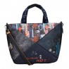 Sac à main anses courtes Anekke "Origami" | Sac femme porté main bandoulière original japon bleu marine Sac à main anses courtes Anekke "Origami" | Sac femme porté main bandoulière original japon bleu marine