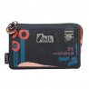 Trousse triple multifonctions Anekke "Nagare" | Porte-monnaie femme original inspiration japon bleu pas cher Trousse triple multifonctions Anekke "Nagare" | Porte-monnaie femme original inspiration japon bleu pas cher