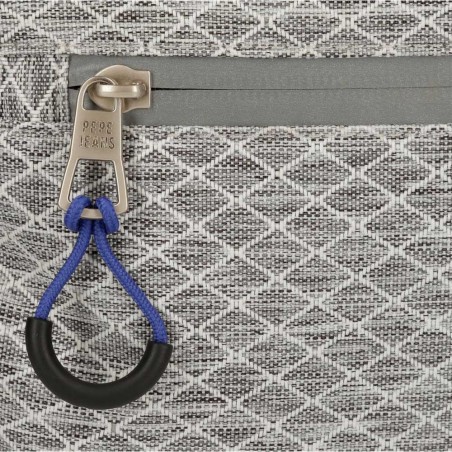 Trousse de toilette PEPE JEANS "Darren" bleu/gris | Nécessaire de voyage homme sport pas cher marque Trousse de toilette PEPE JEANS "Darren" bleu/gris | Nécessaire de voyage homme sport pas cher marque