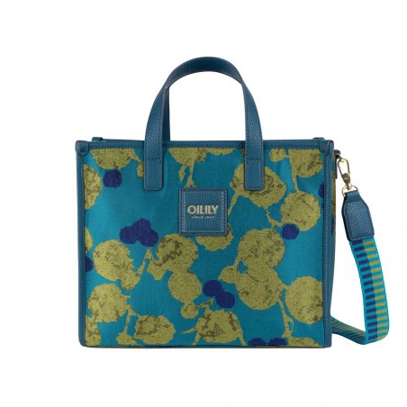 Sac à main OILILY "Honors" Jacquard biscay bay | Sac femme original cuir vegan qualité Sac à main OILILY "Honors" Jacquard biscay bay | Sac femme original cuir vegan qualité