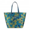 Sac shopping OILILY "Sia" Jacquard biscay bay | Sac femme original cuir vegan qualité Sac shopping OILILY "Sia" Jacquard biscay bay | Sac femme original cuir vegan qualité