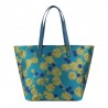 Sac shopping OILILY "Sia" Jacquard biscay bay | Sac femme original cuir vegan qualité Sac shopping OILILY "Sia" Jacquard biscay bay | Sac femme original cuir vegan qualité