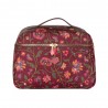 Vanity case "Coco" Joy Flowers marron chocolat | Grande trousse de toilette femme originale qualité couleur Vanity case "Coco" Joy Flowers marron chocolat | Grande trousse de toilette femme originale qualité couleur