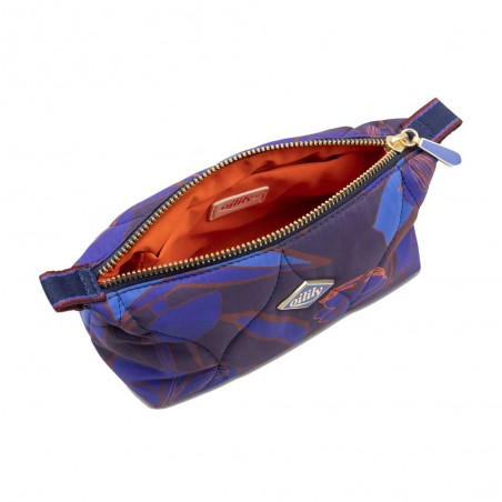 Trousse de toilette OILILY "Cora" Sketchy Flower bleu éclipse | Trousse cosmétique beauté original top qualité prix