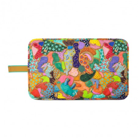 Sac à langer OIlily "Bébé" Animalily multicolore | Sac maternité original marque scandinave avec matelas imperméable assorti