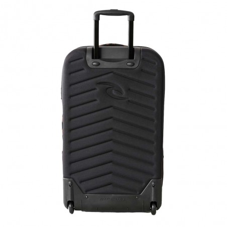 Sac de voyage trolley RIP CURL F-Light Global 110L sun tribe | Grand bagage soute à roulettes femme imprimé animal marron