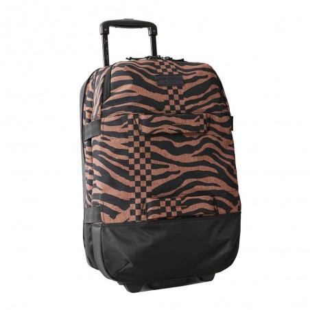 Sac de voyage trolley RIP CURL F-Light Transit 50L Sun Tribe | Bagage à roulettes femme grand volume poche PC intégrée vert