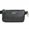Sac ceinture en cuir de vachette Katana - Noir Sac ceinture en cuir de vachette Katana - Noir