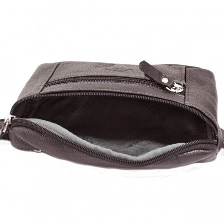 Sac ceinture en cuir de vachette Katana - Marron Sac ceinture en cuir de vachette Katana - Marron