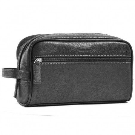 Trousse de toilette en cuir Katana - Noir Trousse de toilette en cuir Katana - Noir