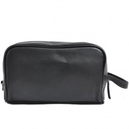 Trousse de toilette en cuir Katana - Noir Trousse de toilette en cuir Katana - Noir