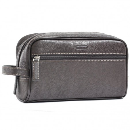 Trousse de toilette en cuir Katana - Noir Trousse de toilette en cuir Katana - Noir