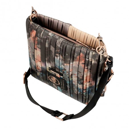 Anekke | Sac bandoulière "Palette" noir | Sac porté épaule et croisé original Japon Anekke | Sac bandoulière "Palette" noir | Sac porté épaule et croisé original Japon