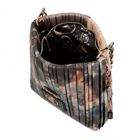 Anekke | Sac bandoulière "Palette" noir | Sac porté épaule et croisé original Japon Anekke | Sac bandoulière "Palette" noir | Sac porté épaule et croisé original Japon